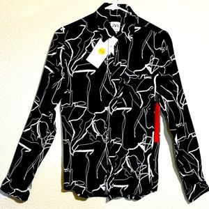 Black & White Printed Women’s Longsleeves